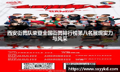 西安街舞队荣登全国街舞排行榜第八名展现实力与风采